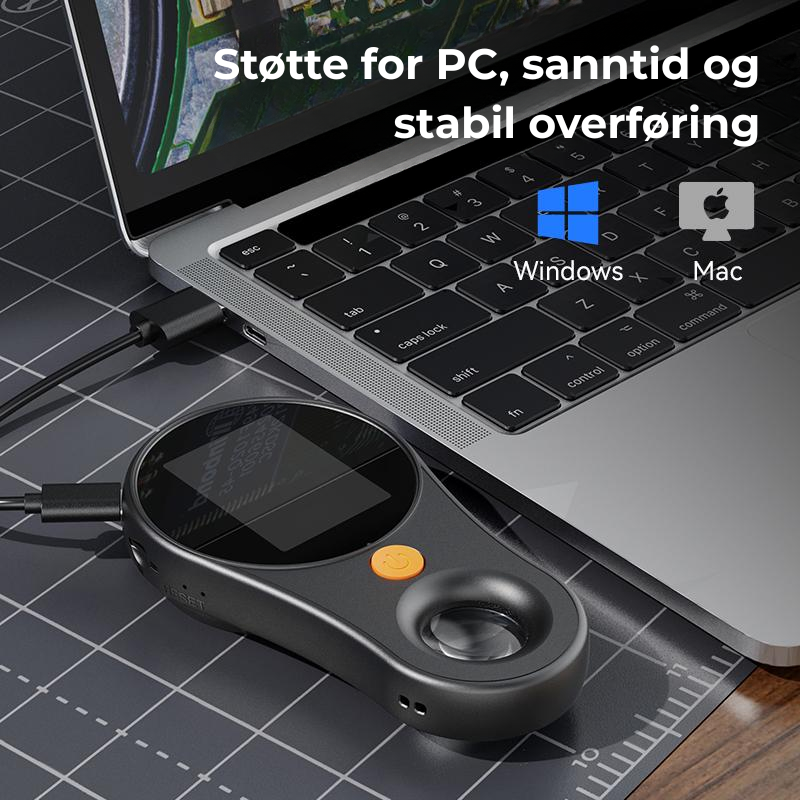 Zoomin™ | Håndholdt digitalt mikroskop med LED‑belysning