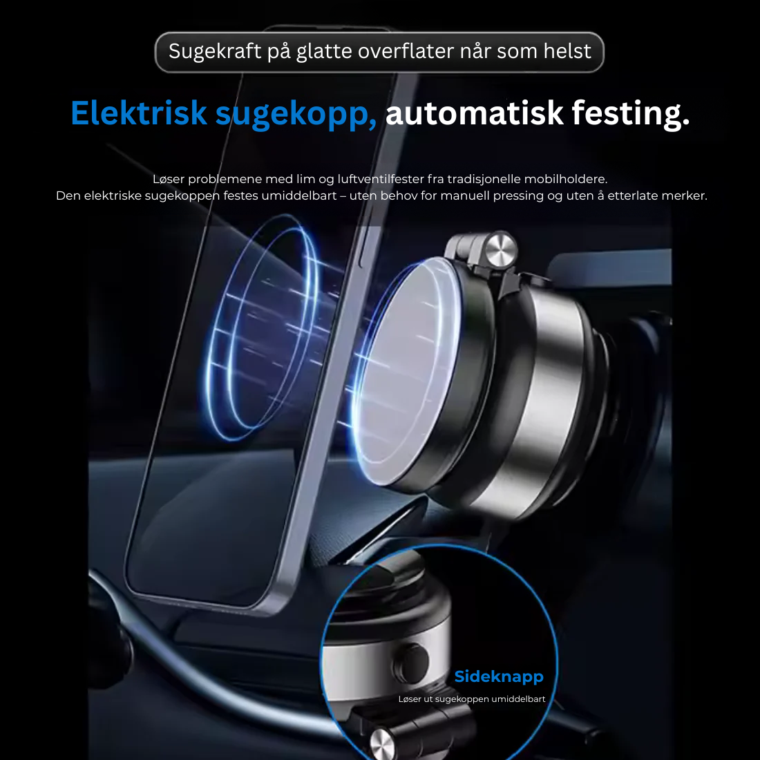 HoldNGo™ | 360° Magnetisk Mobilholder