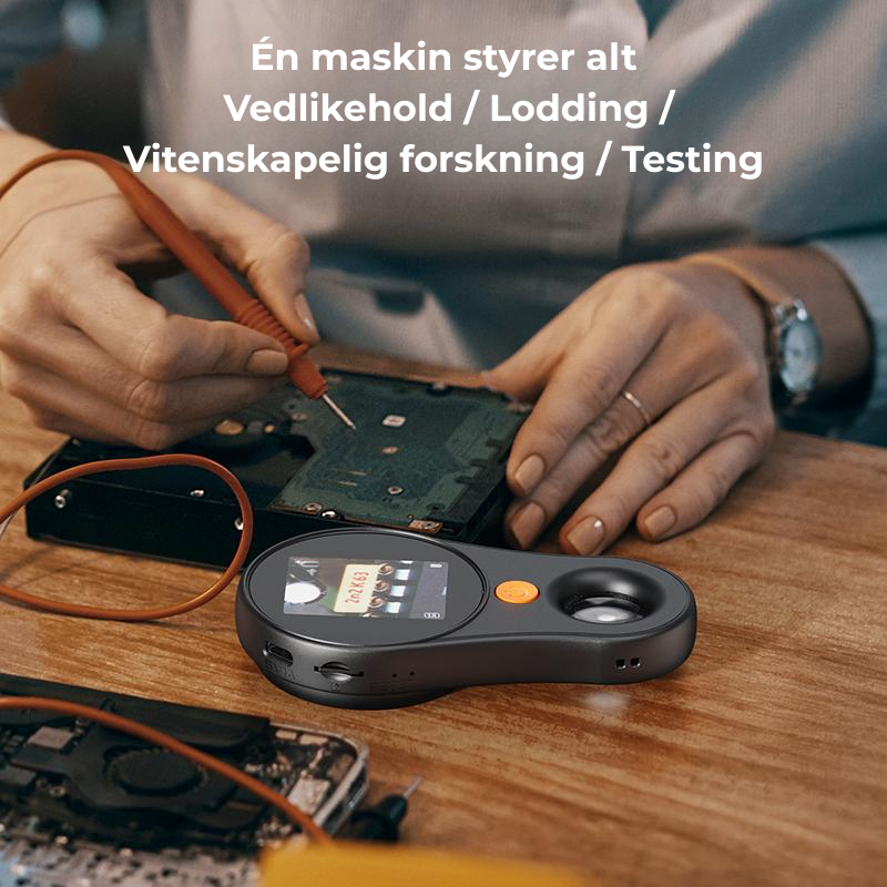 Zoomin™ | Håndholdt digitalt mikroskop med LED‑belysning
