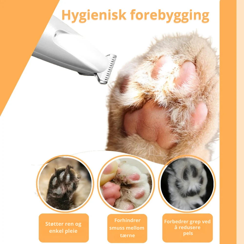 FurWhisper™ | Stillegående Trimmer for Kattepleie