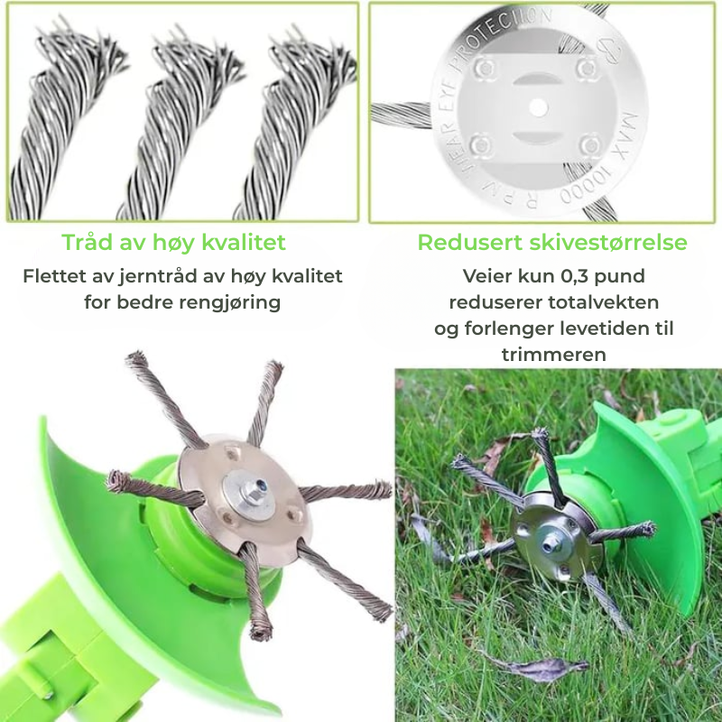 SteelSpiral™ | Kraftig ugresskutter
