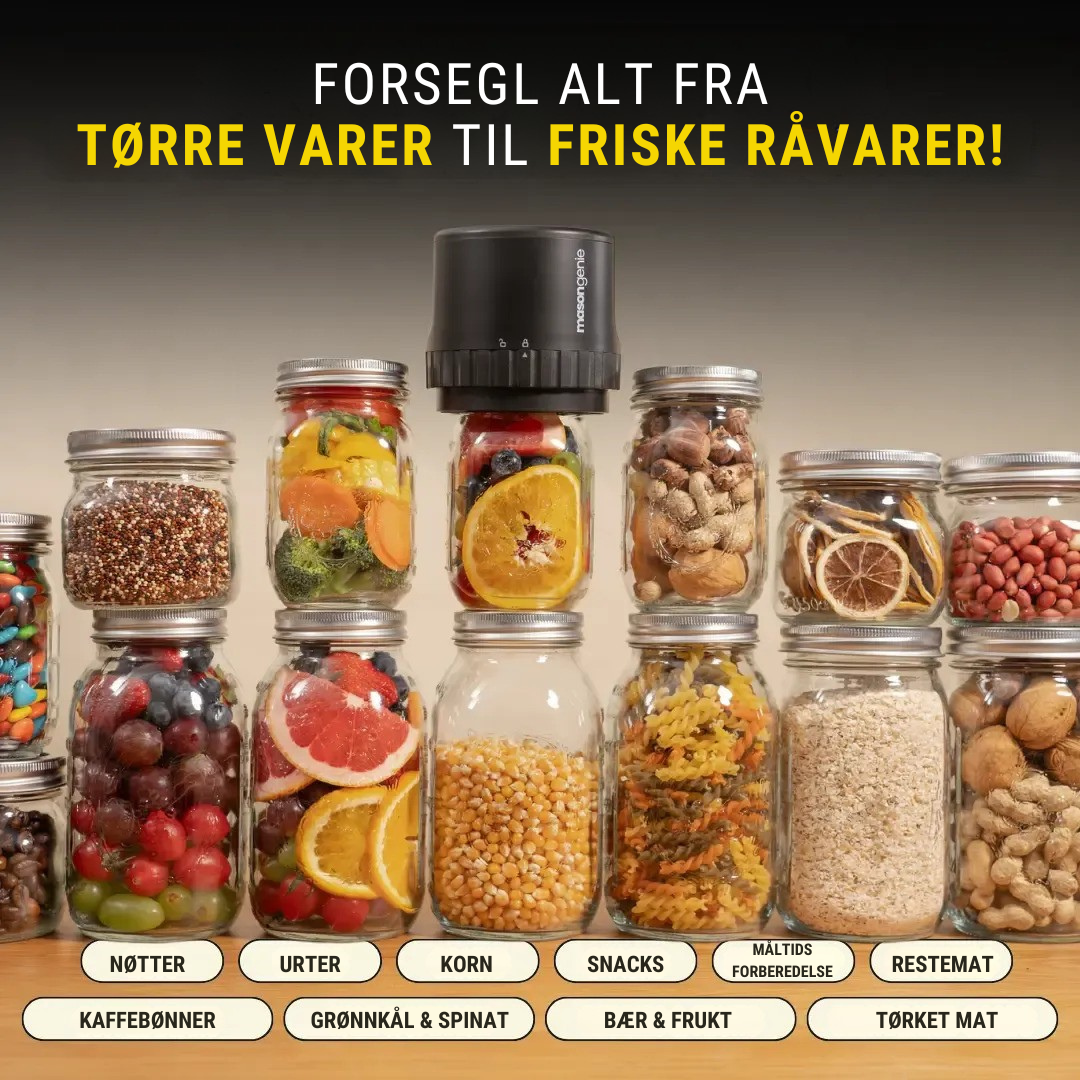 PerfectSeal™ Mason Genie – Tätning har aldrig varit enklare!