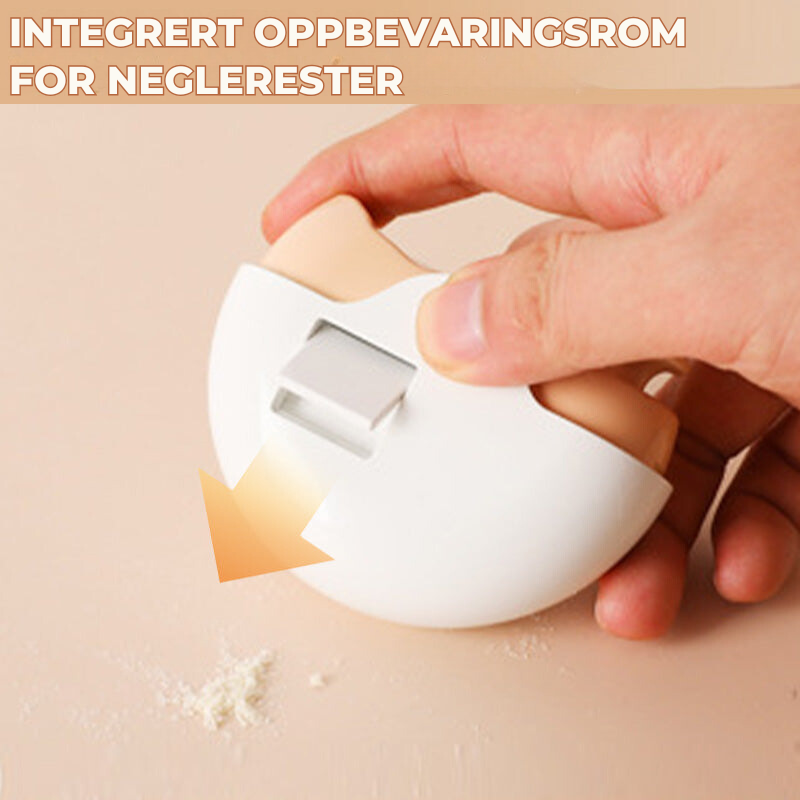#2-i-1 Elektrisk Negleklipper med Polering