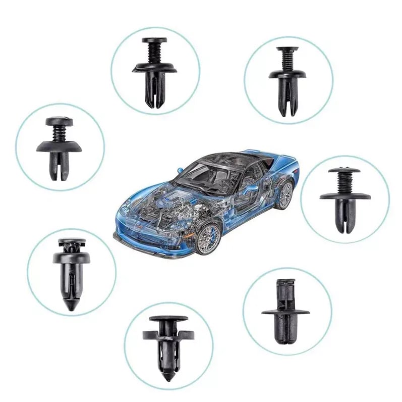 FixMate Universal Fasteners 680 Kit – 680PCS Bilklips med Verktøysett