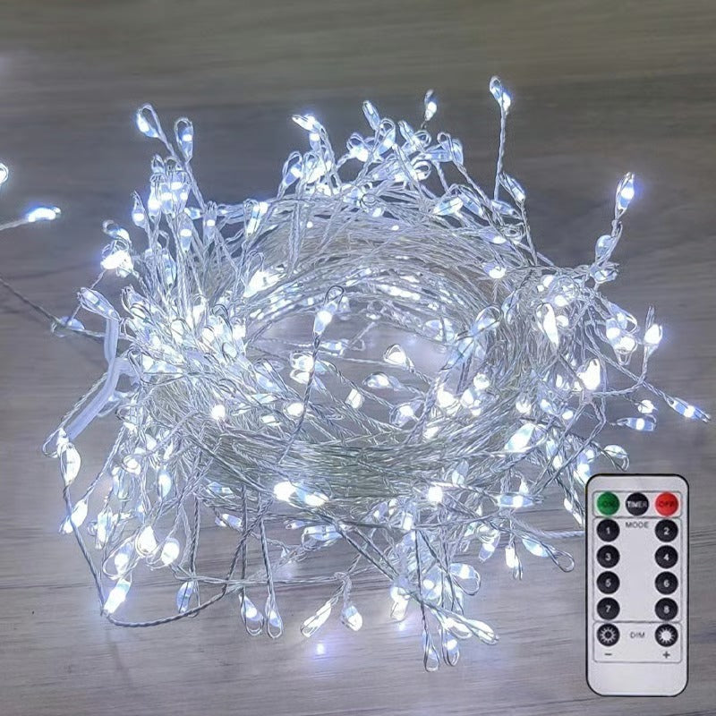 ✨ TwinkleGlow Julelys – Varme LED-lysslynger for tre, vinduer, soverom og juledekor 🎄