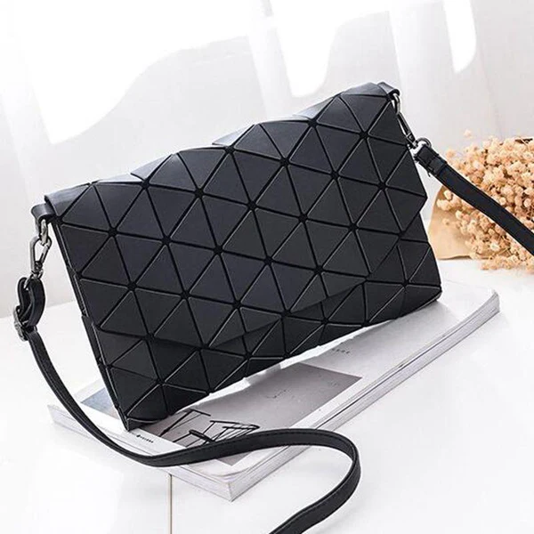 Stilig Geometrisk Skulderveske – Trendy & Allsidig Design