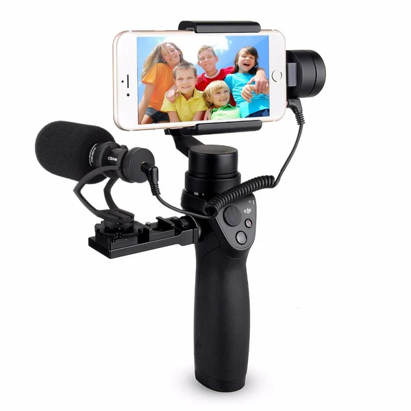 Profesjonell Aluminium Kamera Mikrofon – Universell Videomik for DSLR, Smarttelefoner & Vlogging