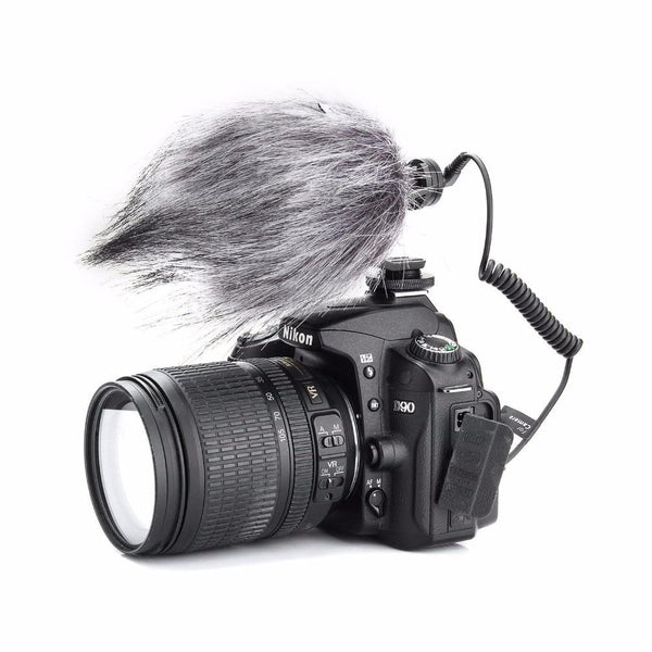 Profesjonell Aluminium Kamera Mikrofon – Universell Videomik for DSLR, Smarttelefoner & Vlogging