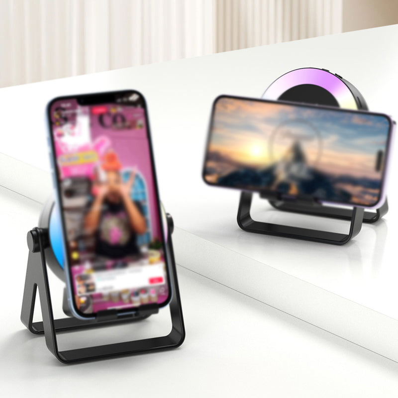 AuraPlay™ – 4-i-1 Trådløs Induktiv Lydhøyttaler