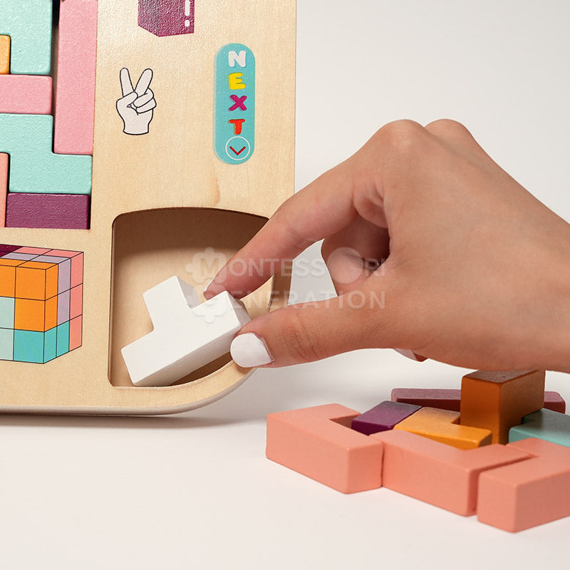 Montessori Tetris i tre