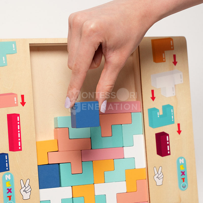 Montessori Tetris i tre