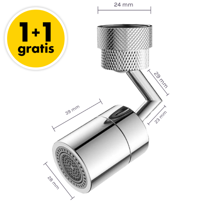 Universelt og multifunksjonelt deksel på kranen | 1+1 GRATIS #